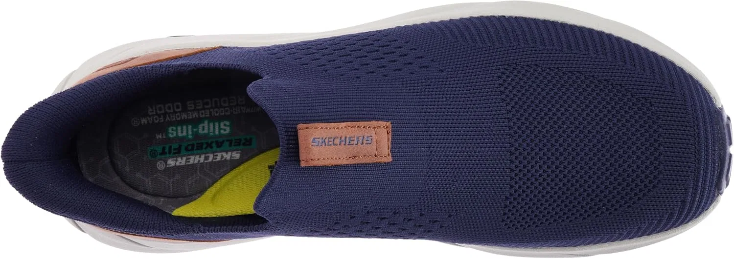 Мужские кроссовки Skechers Conner-Milton Pull On, Nvy Navy — фото 3