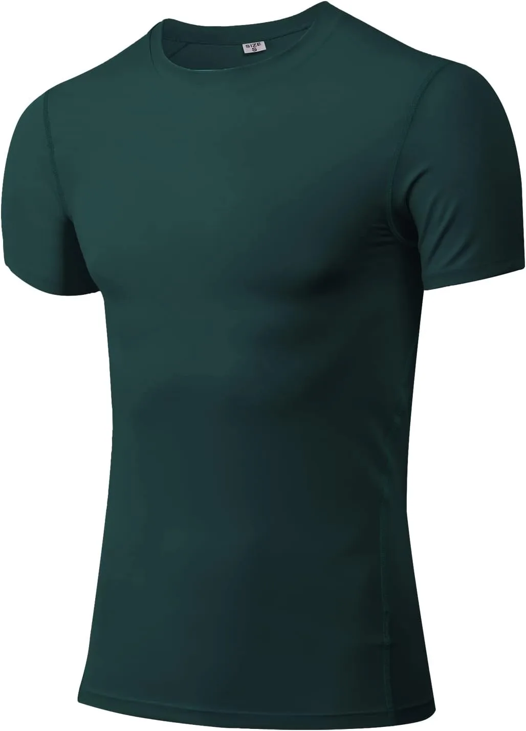 

Мужская компрессионная футболка с коротким рукавом Dry Fit для бега LEICHR