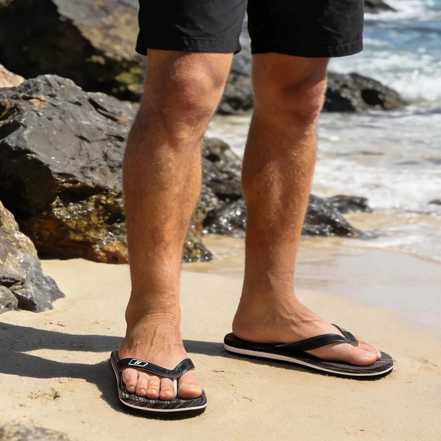 Сандалии с EVA стелькой RockDove, черный/серый — фото 2