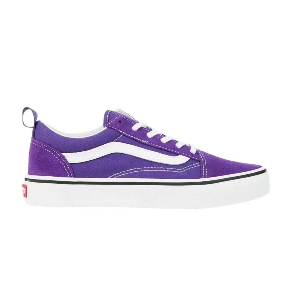 

Кроссовки Old Skool Elastic Lace Kids Vans, фиолетовый