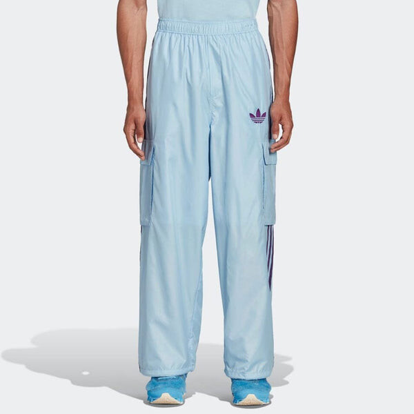 Брюки originals x kerwin frost baggy track pants 'clear sky' Adidas, синий — фото 3