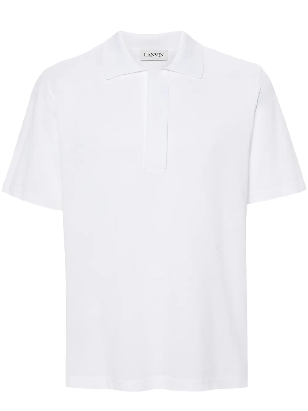 

Рубашка поло с короткими рукавами Lanvin, белый