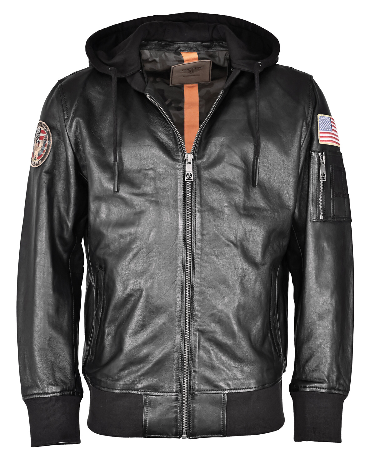 

Кожаная куртка TOP GUN TG20212111, черный