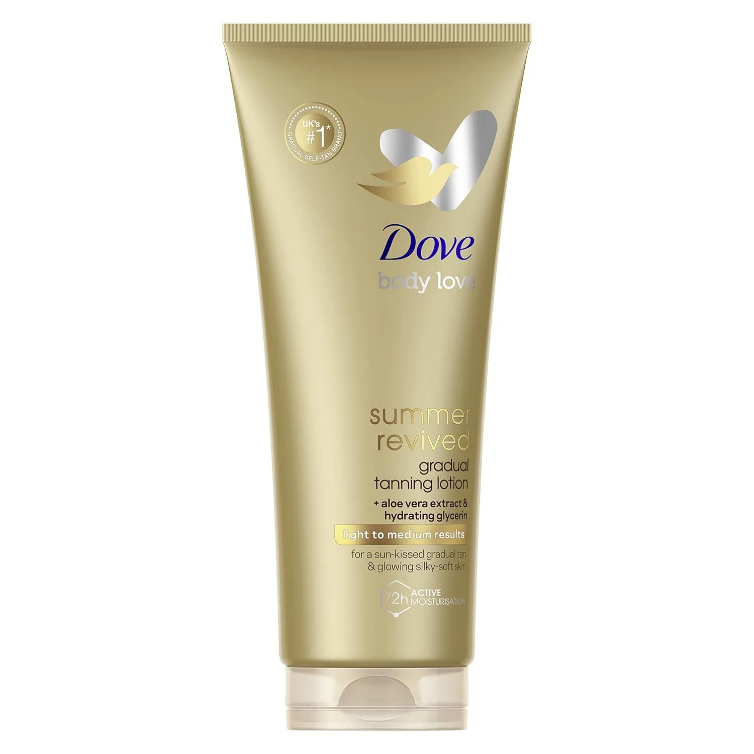 Лосьон для тела с эффектом автозагара Dove DermaSpa Summer Revived для светлой и средней кожи Dove