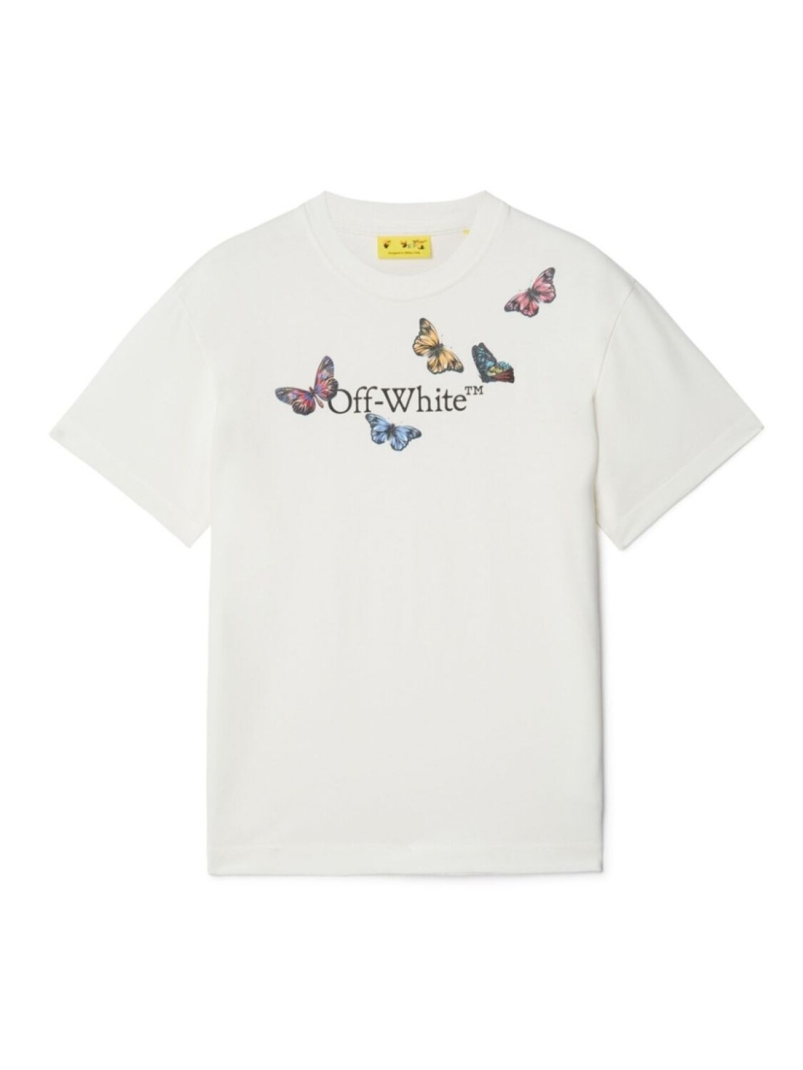 

Футболка Bookish Butterfly Off-White Kids, белый