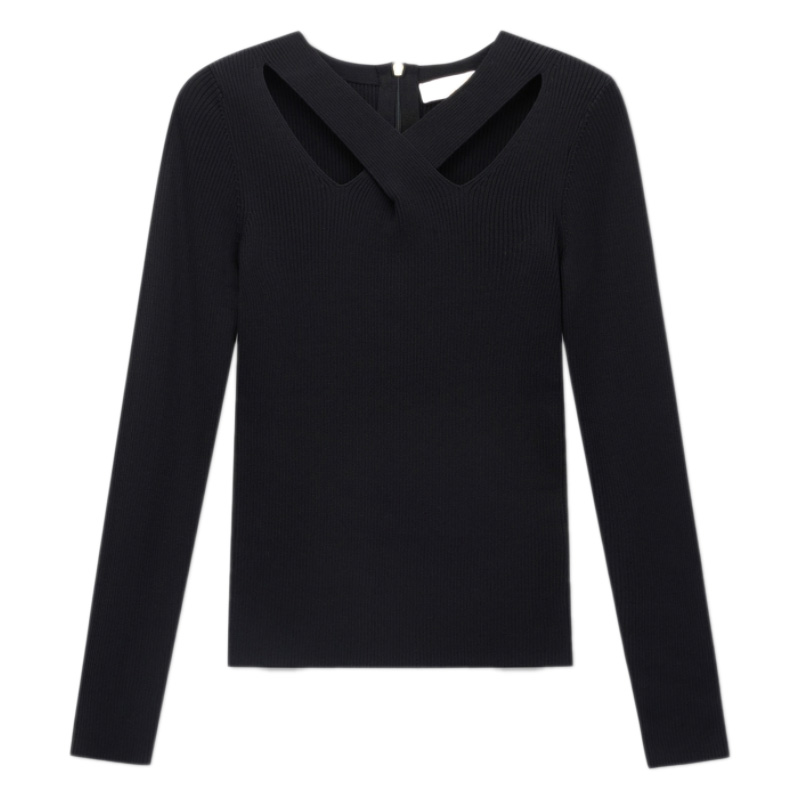 

MICHAEL KORS Вязаный свитер FW24 женский черный