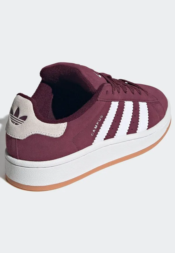 Campus 00s j унисекс кроссовки Adidas Originals, Maroon Cloud White Gum — фото 4