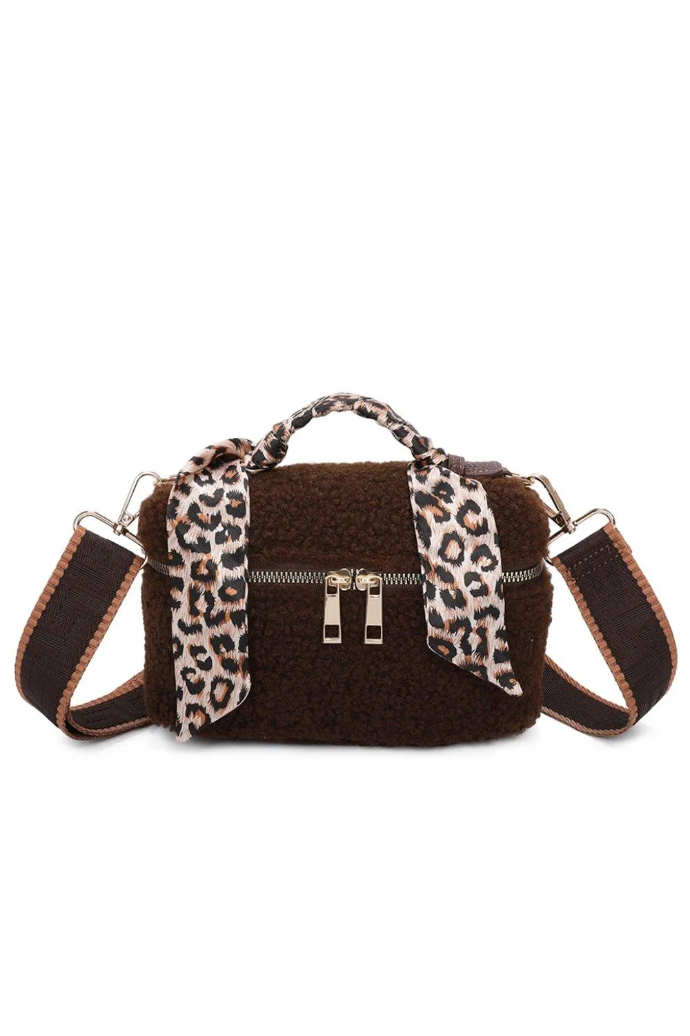 

Мини-сумка Pelosa Furry Fontanella Fashion, коричневый