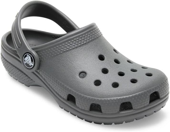 Классические сабо Crocs для детей, серый — фото 3