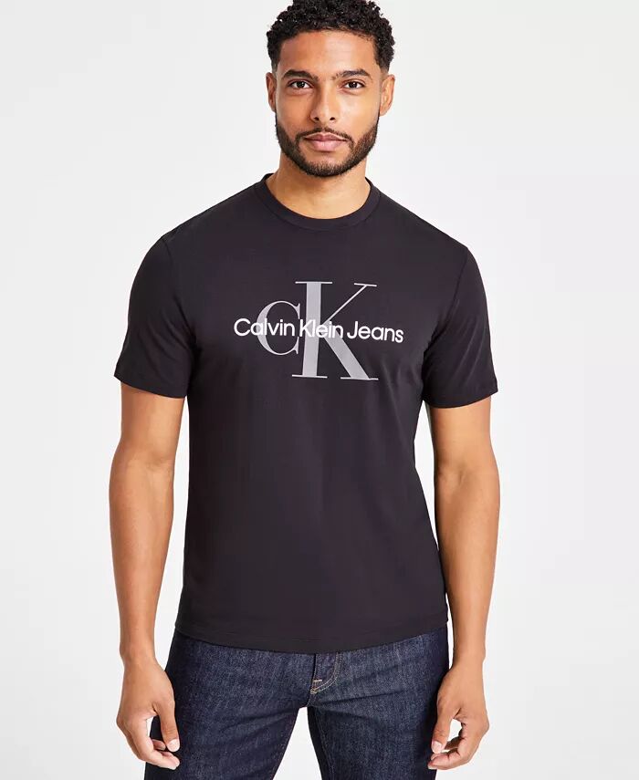 

Мужская футболка Clavin Klein Classic-Fit с графическим логотипом-монограммой Calvin Klein, черный