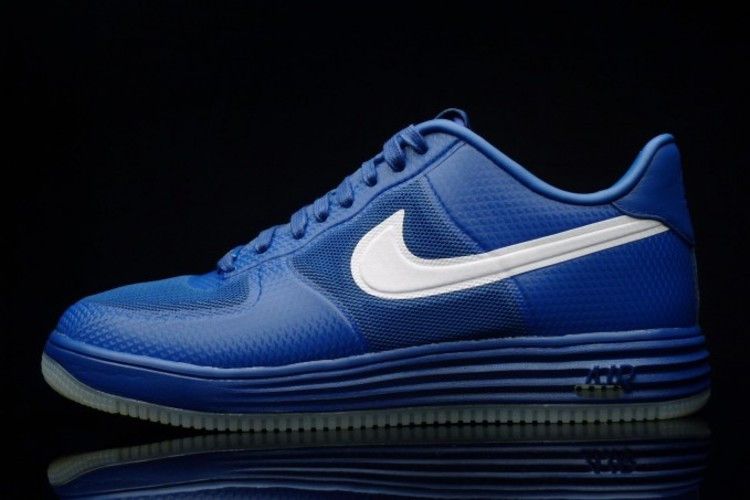 Кроссовки Nike Lunar Force 1 Fuse NRG, синий — фото 2