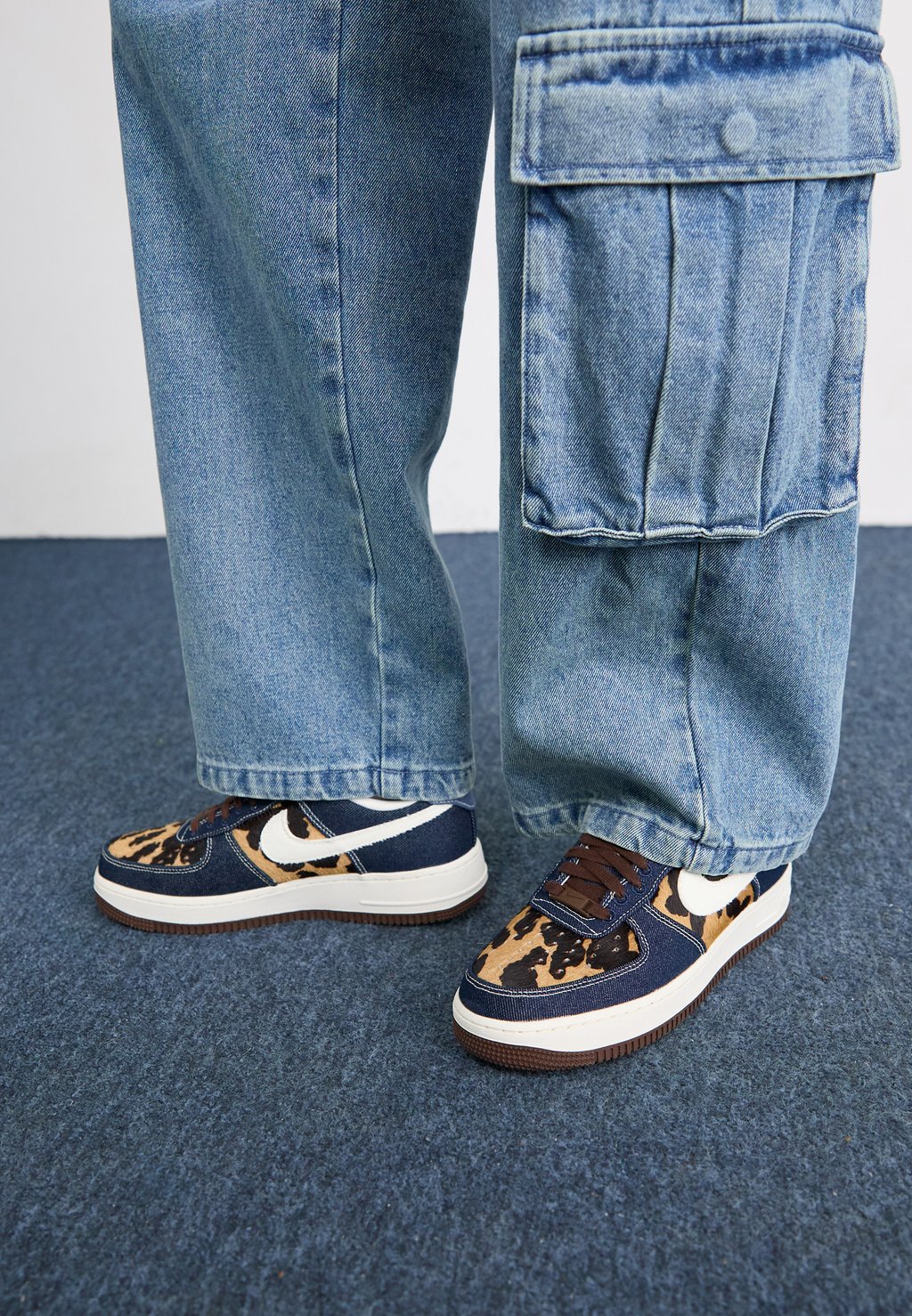 Кроссовки AIR FORCE 1 '07 Nike Sportswear, синий — фото 2