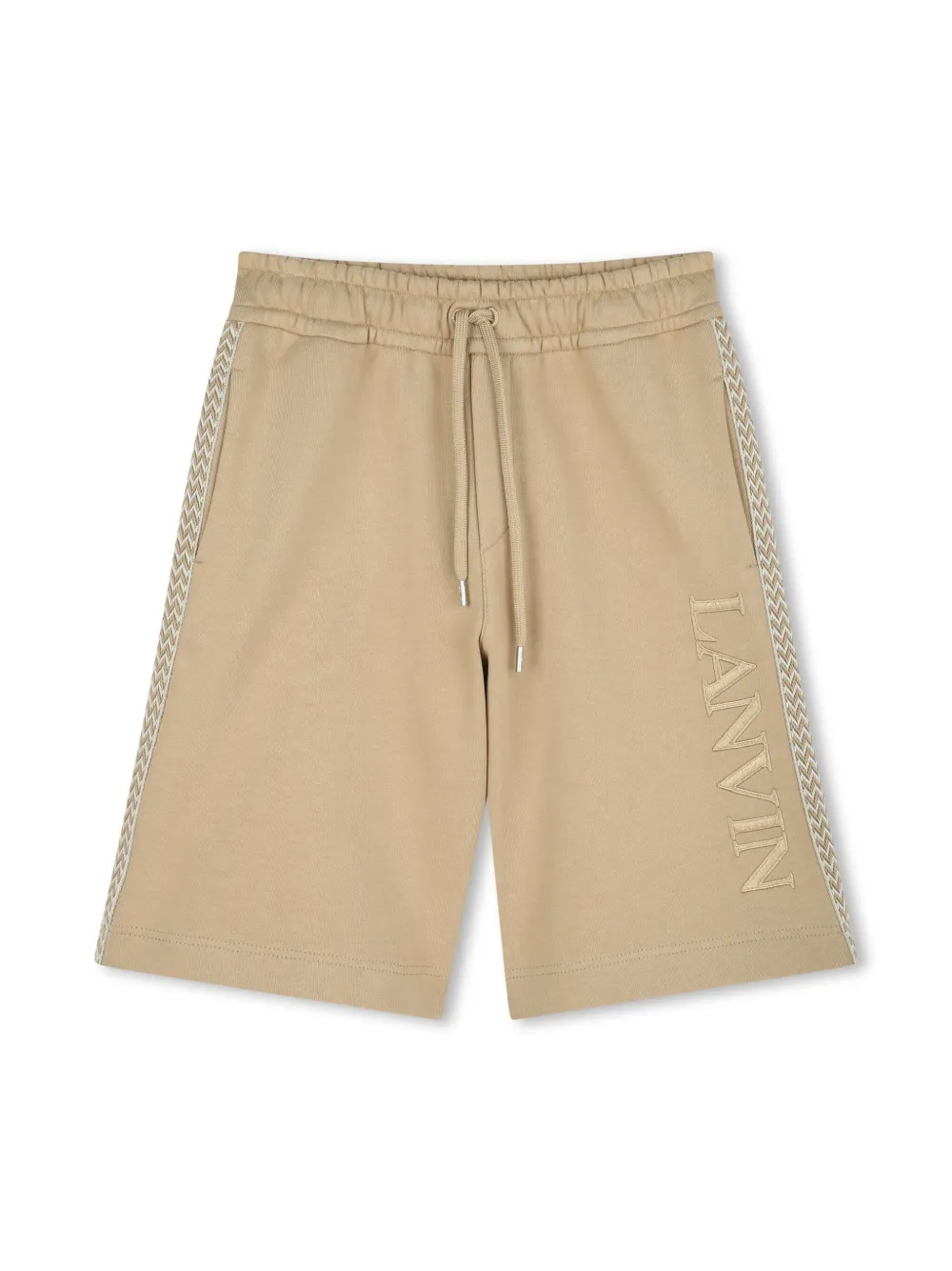

Шорты с вышитым логотипом Lanvin Enfant, нейтральный