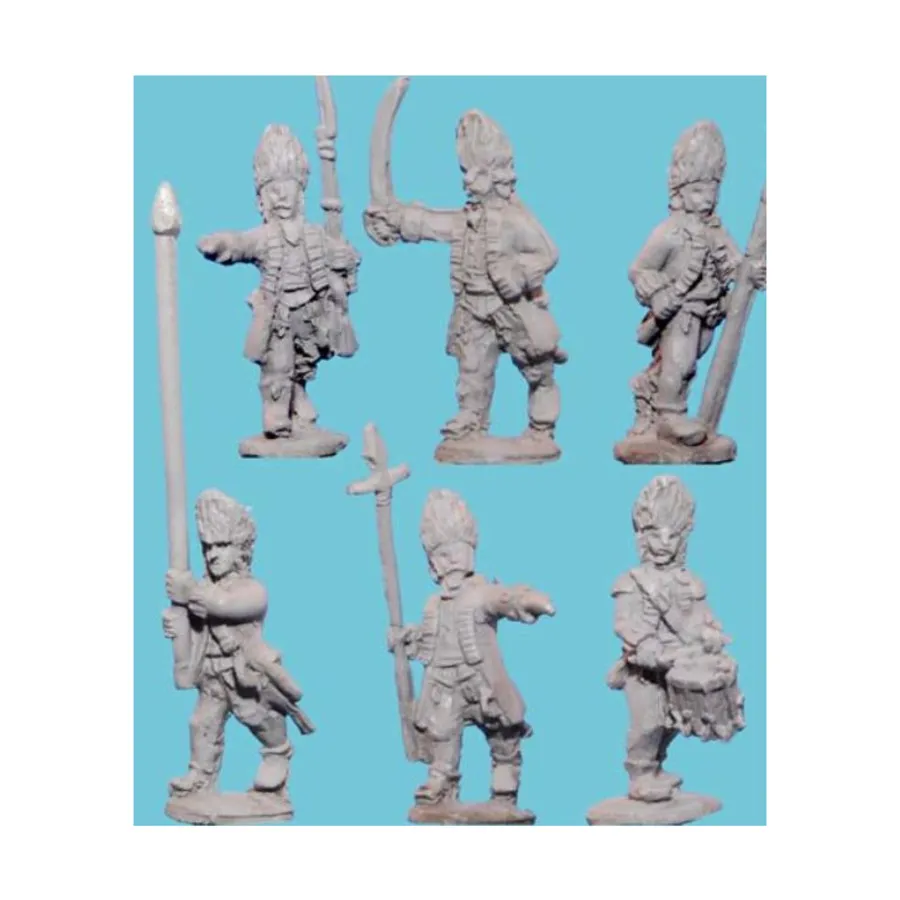 

Венгерское гренадерское командование, Age of Reason Miniatures - Seven Years War - Austrian (15mm)