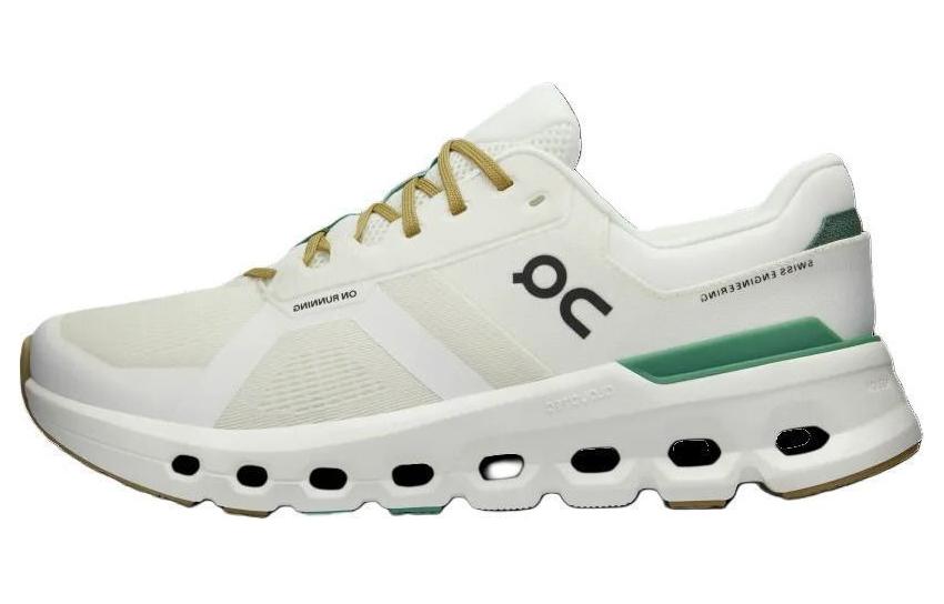 

Беговая футболка Cloudrunner 2 неокрашенная зеленая на бело-зеленом
