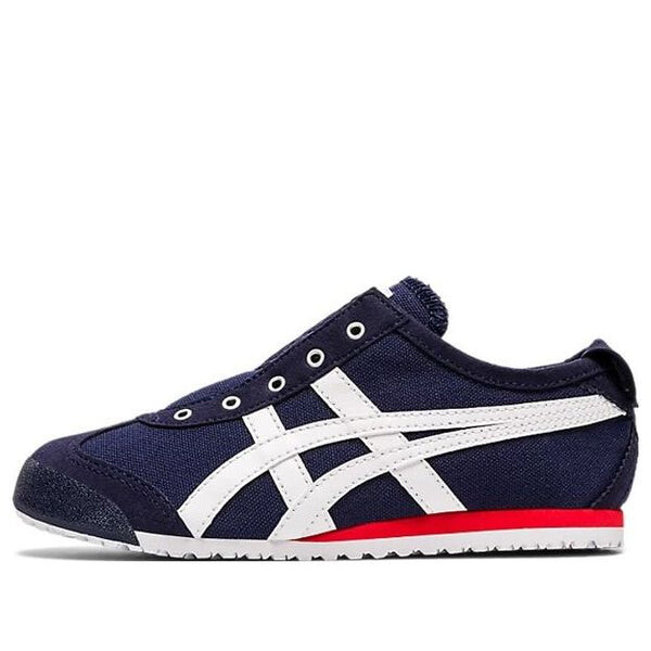 

Кроссовки mexico 66 slip-on 'peacoat white' Onitsuka Tiger, мультиколор