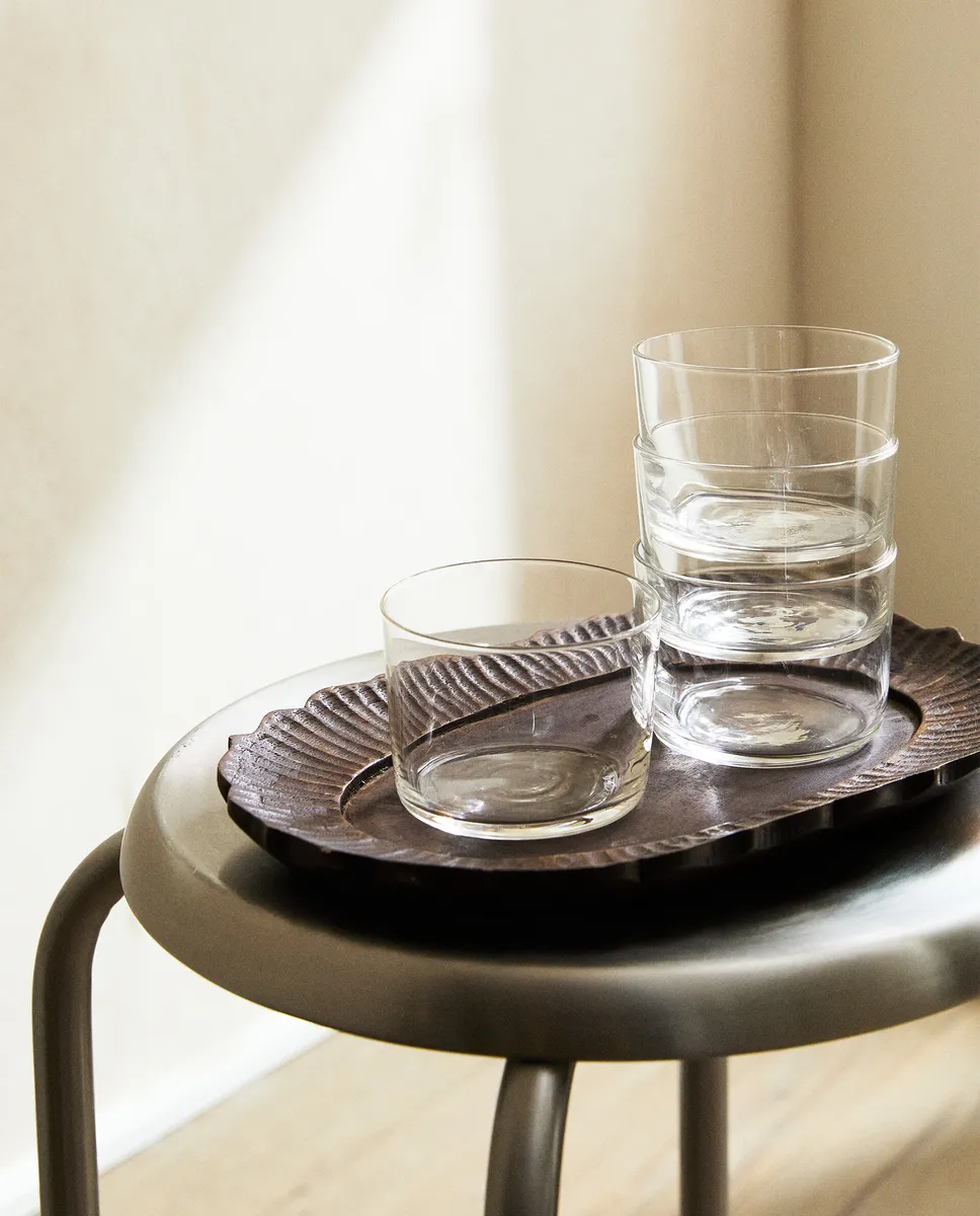 

Упаковка низких стеклянных стаканов (4 шт.) Zara Home, прозрачный