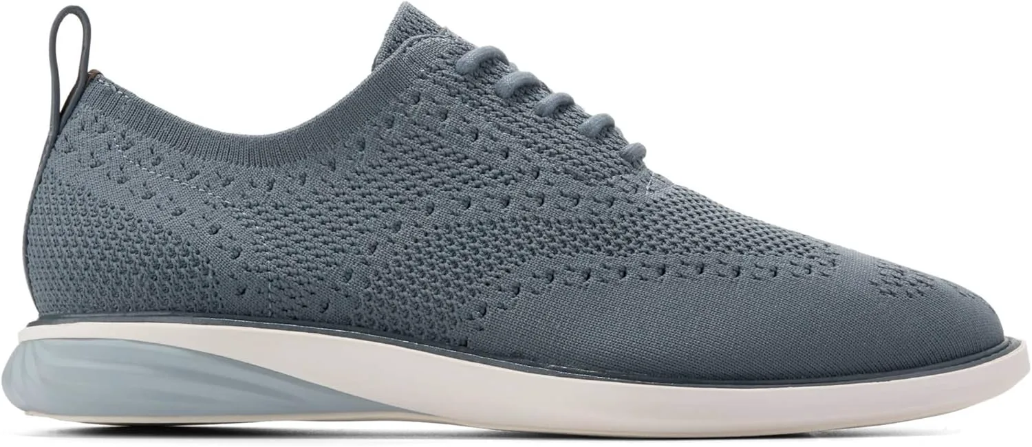 Мужские оксфорды Cole Haan GrandEvOlution Stitchlite, слоновая кость/синий — фото 4