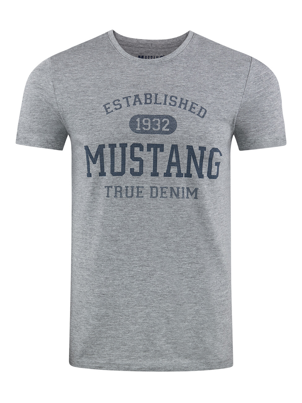 

Футболка Mustang Basic Print Tee, серый