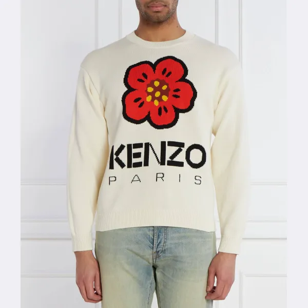 

Свитер обычного кроя Kenzo, бежевый