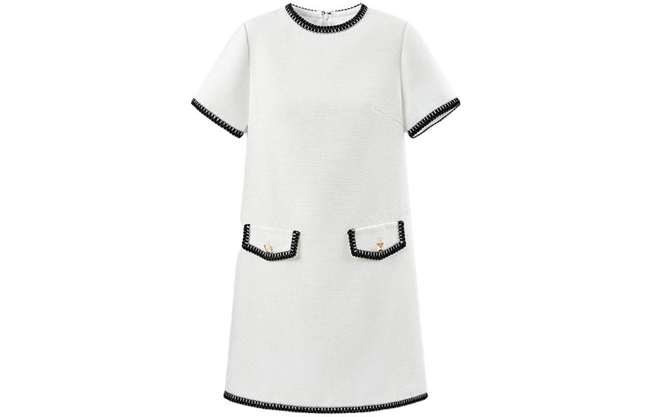 

Платье с короткими рукавами KARL LAGERFELD женское KARL LAGERFELD/Karl Lagerfeld Jeans, белый