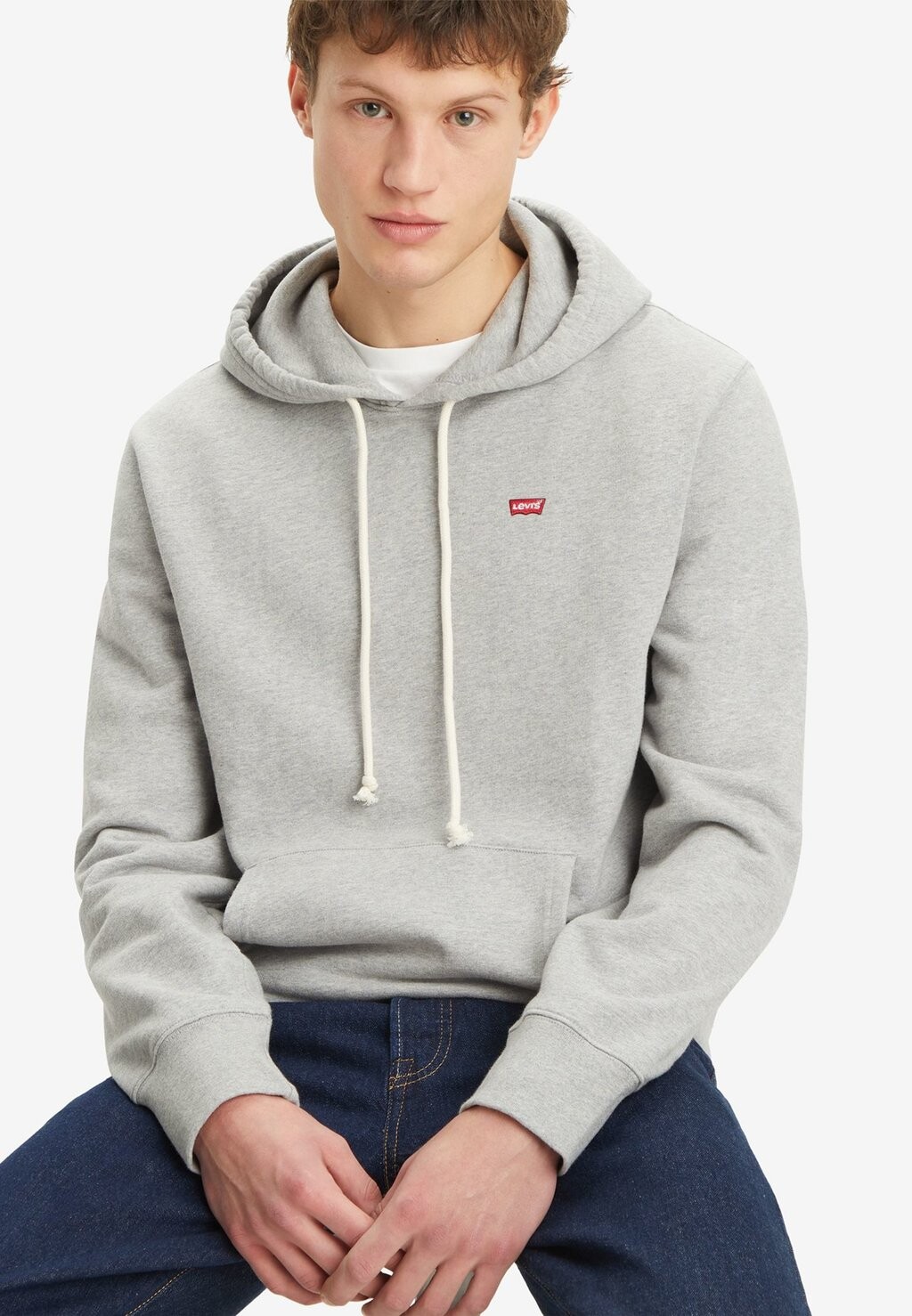 Толстовка с капюшоном THE ORIGINAL HOODIE Levi's, пестрый серый — фото 2