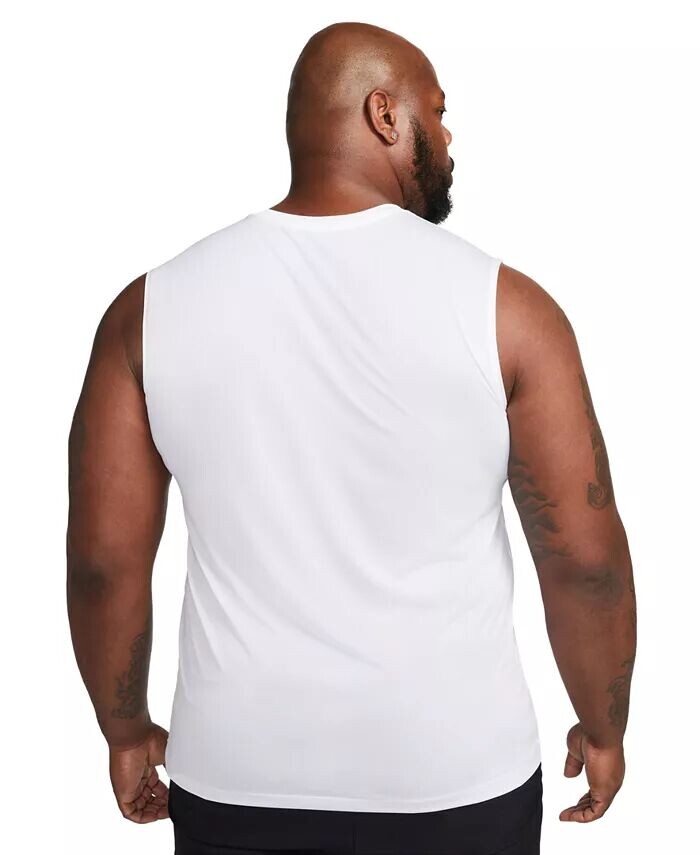 Мужская футболка для фитнеса без рукавов Legend Dri-FIT Nike, белый — фото 2
