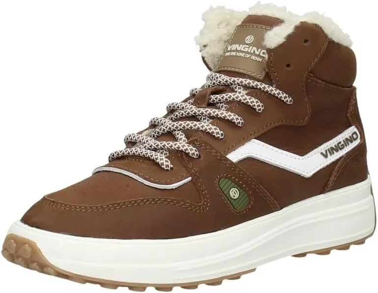 Кроссовки Vingino Max Mid, Brown — фото 2