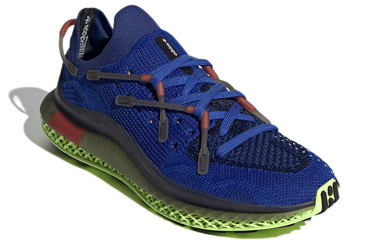 Кроссовки Adidas Originals 4D Fusio Bold Blue Light Flash Yellow — фото 3