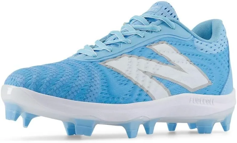 Мужские бейсбольные кроссовки New Balance FuelCell 4040 V7 с формованной платформой, белый/небесно-голубой