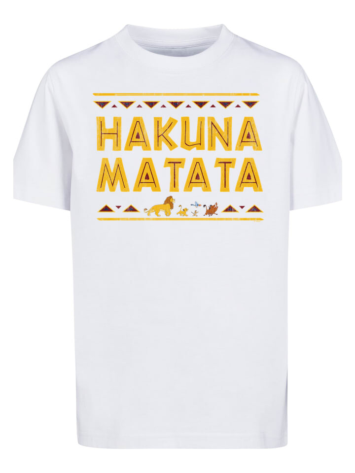 

Футболка F4NT4STIC Disney König der Löwen Hakuna Matata, белый