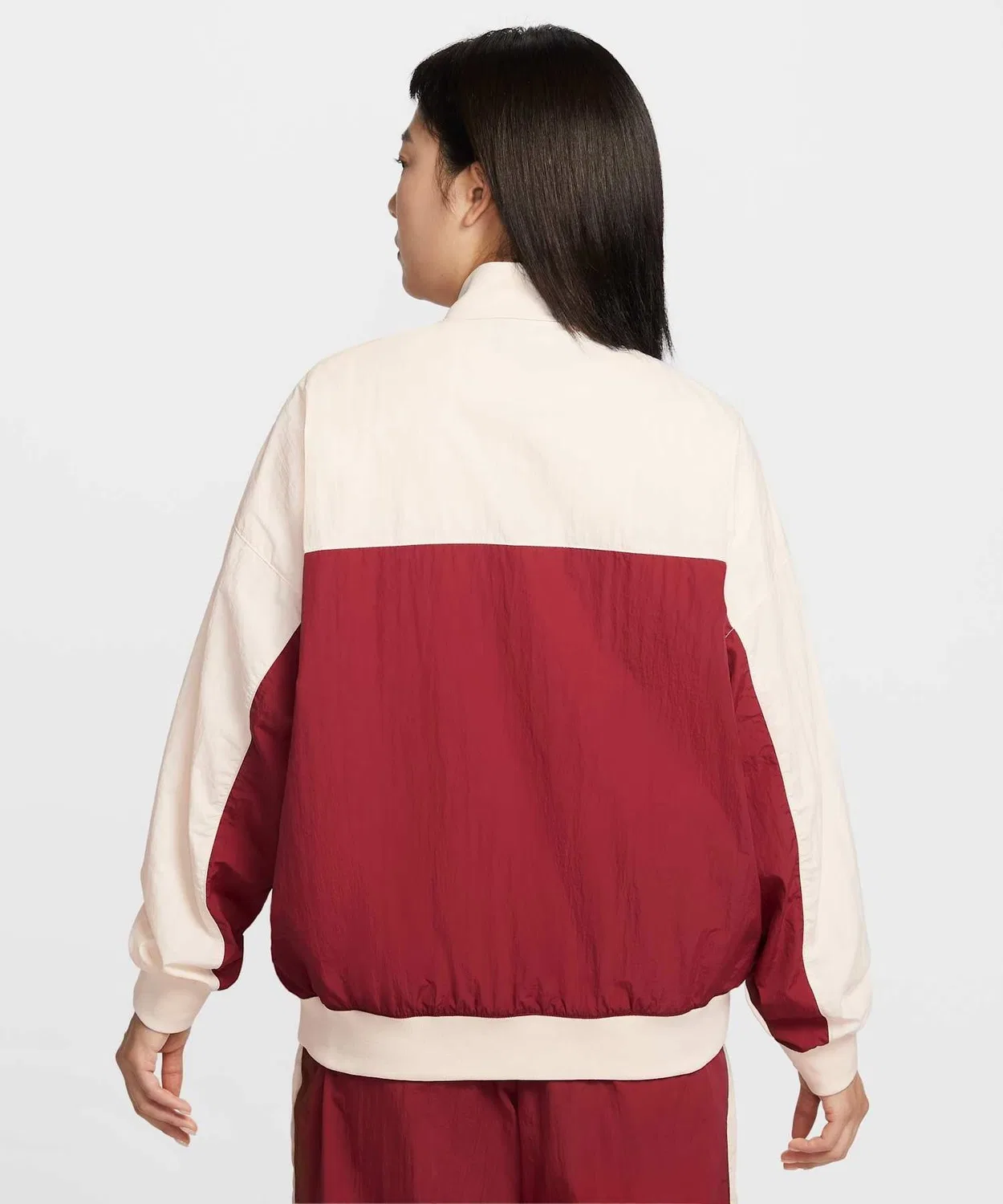 Куртка женская оверсайз Nike Sportswear Varsity Jacket Team Crimson — фото 3