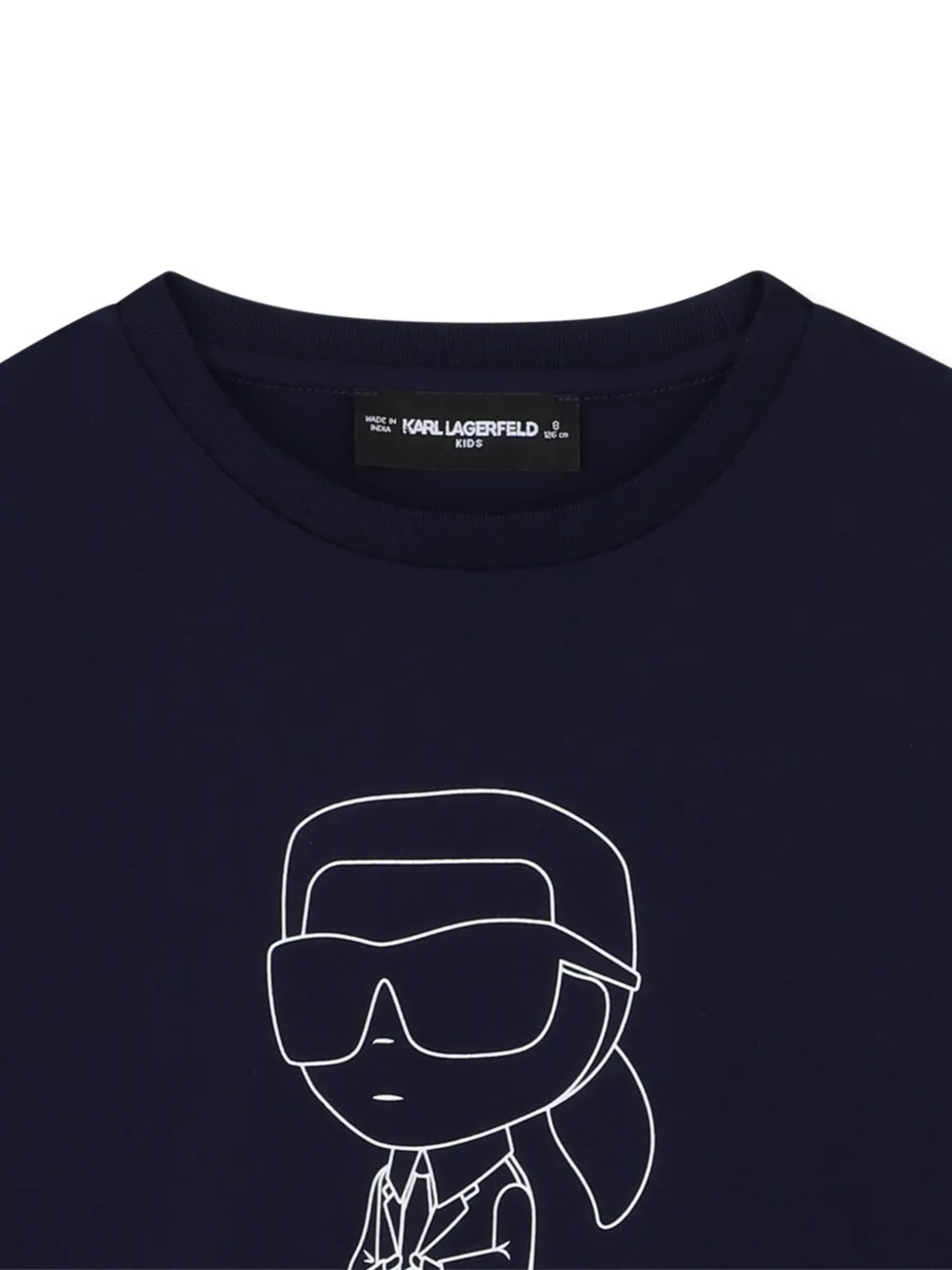 Футболка Ikonik Karl с длинными рукавами KARL LAGERFELD KIDS, синий — фото 3