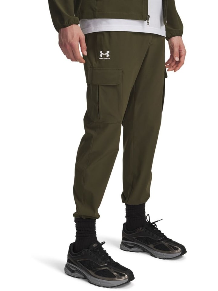 

Брюки-карго Vibe Woven Cargo Pants зеленого цвета Under Armour