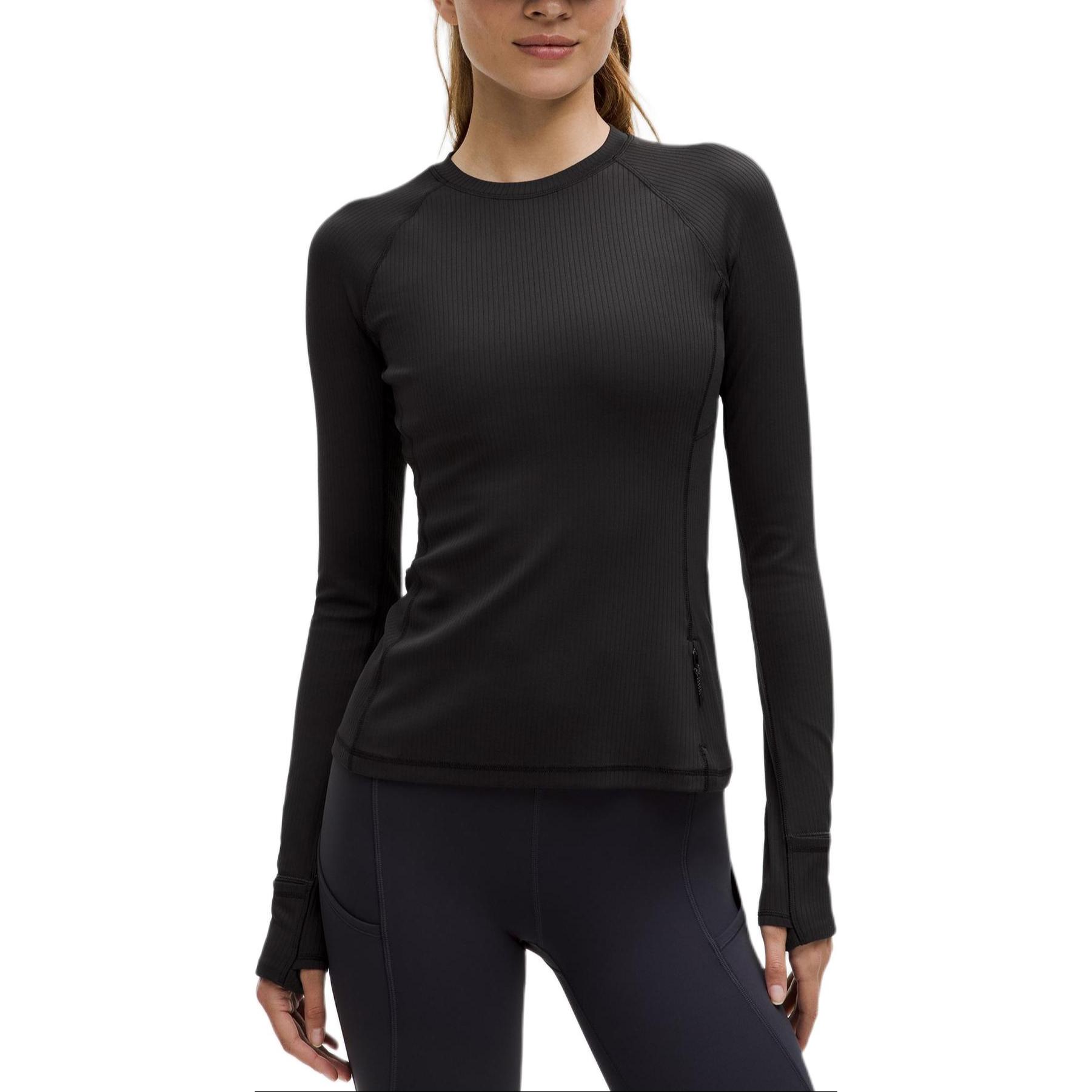 

Lululemon It's Rulu футболка с ребристым узором для женщин Black