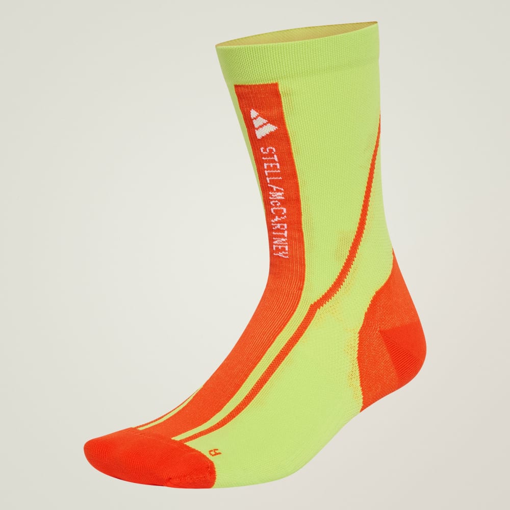 

Носки Adidas by Stella McCartney Crew Socks, цвет Bahia Glow/Collegiate Orange/White