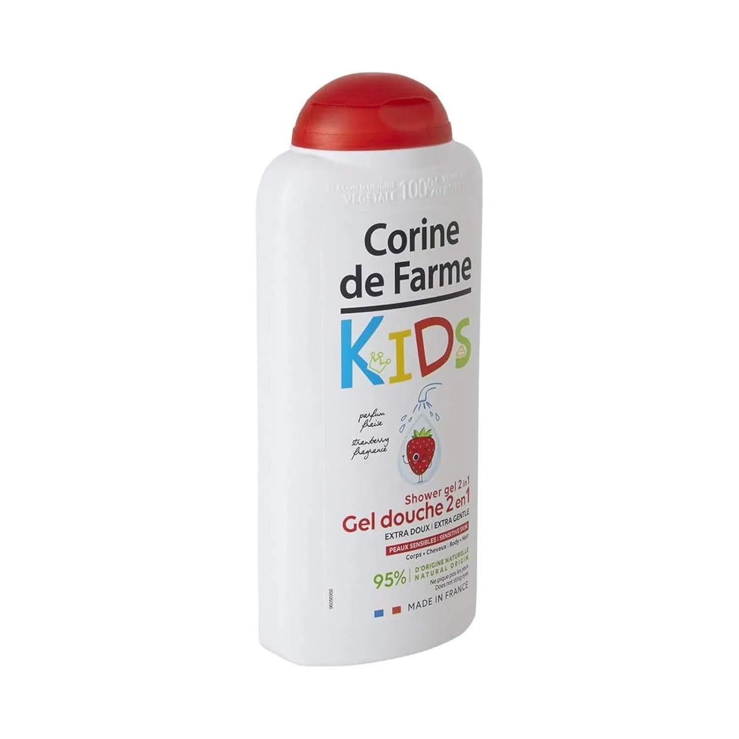 Детский гель для душа 2-в-1 Corine de Farme Kids с ароматом клубники 300 мл Corine De Farme — фото 2