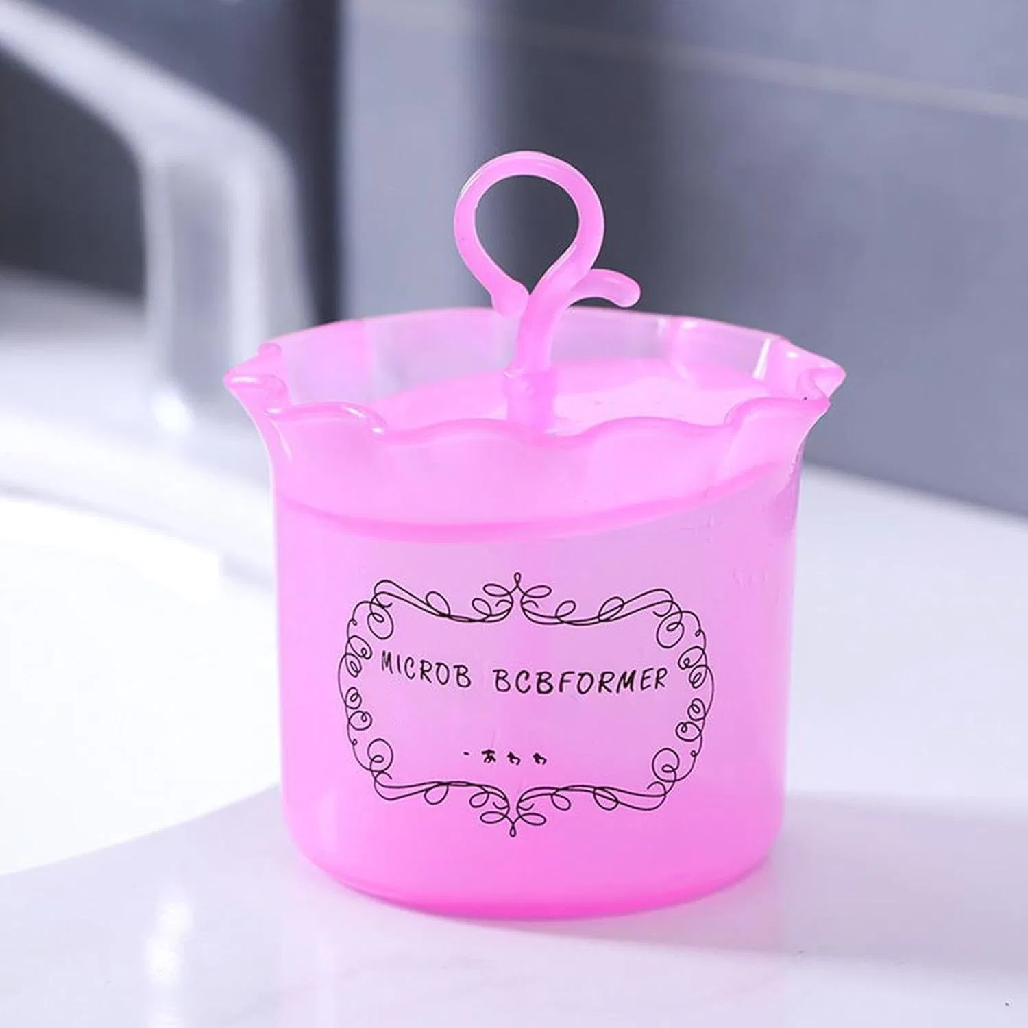 Ручной вспениватель для шампуня и очищающих средств Generic, Pink — фото 3