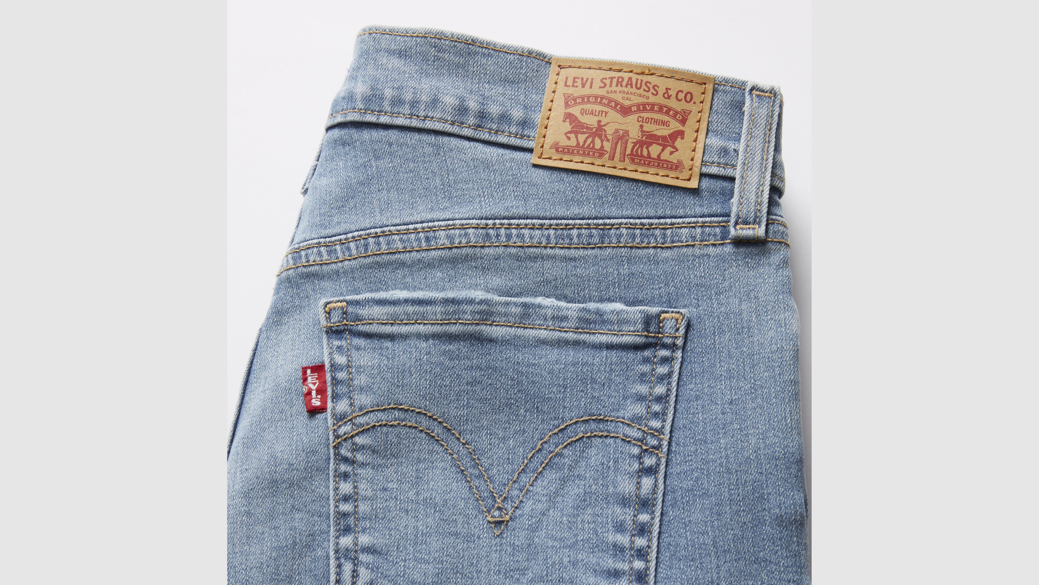Женские шорты средней длины Levi's, цвет I'm Just A Fan - Medium Wash — фото 4