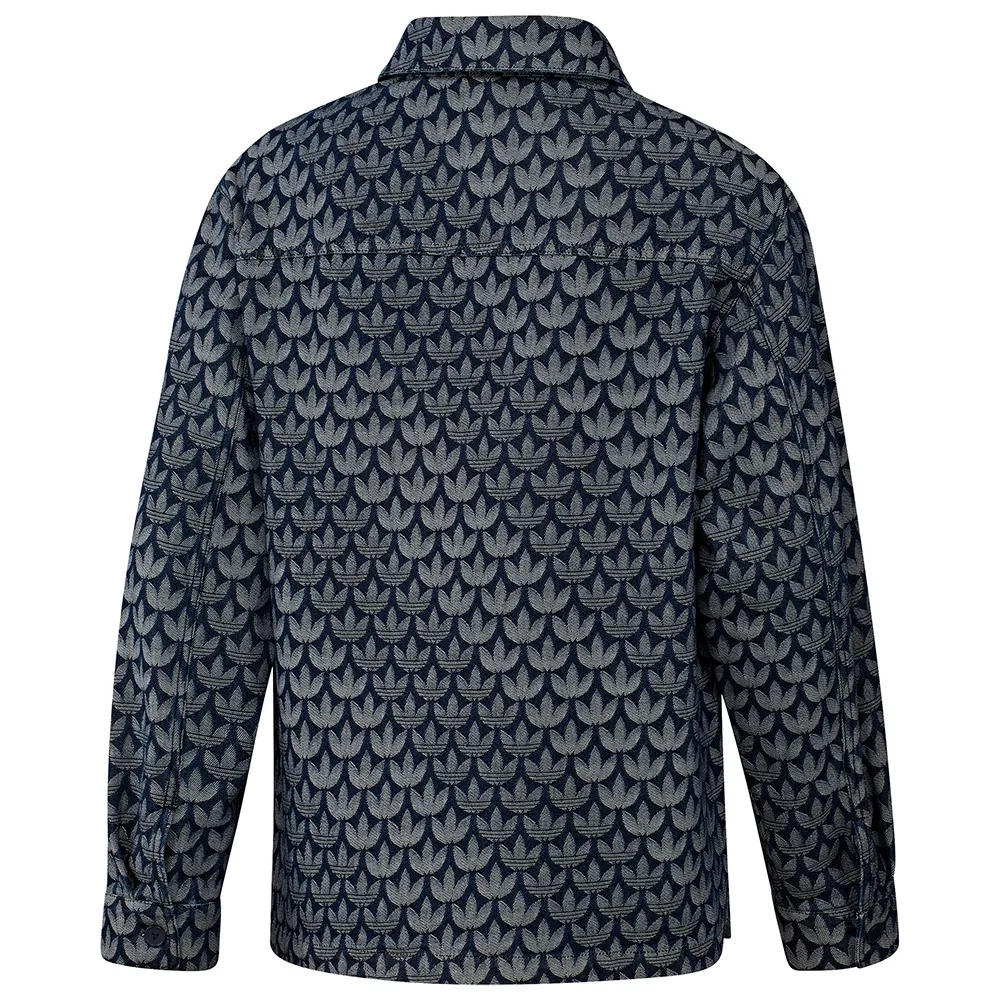 Рубашка с длинным рукавом adidas Originals Denim Monogram, синий — фото 2