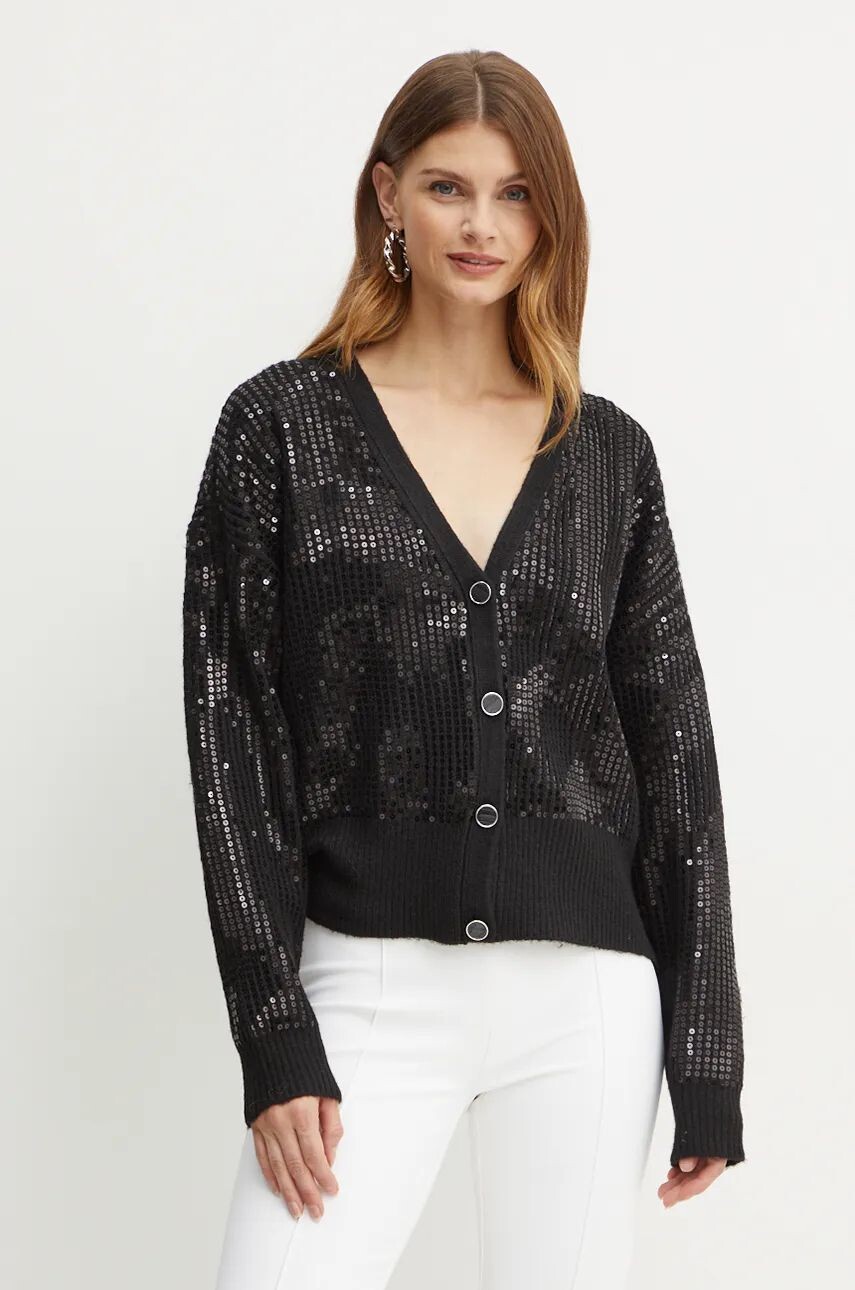 

Кардиган Guess с добавлением шерсти RILEY, черный