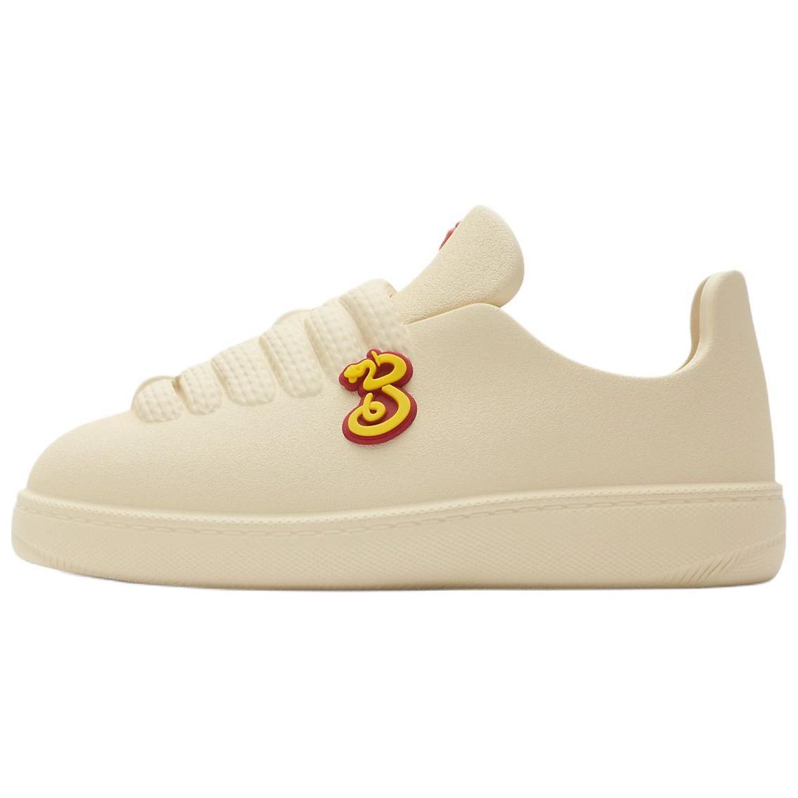 Кроссовки для скейтбординга Bubble Low Top женские, экрю Burberry, Original Shoe Box Included