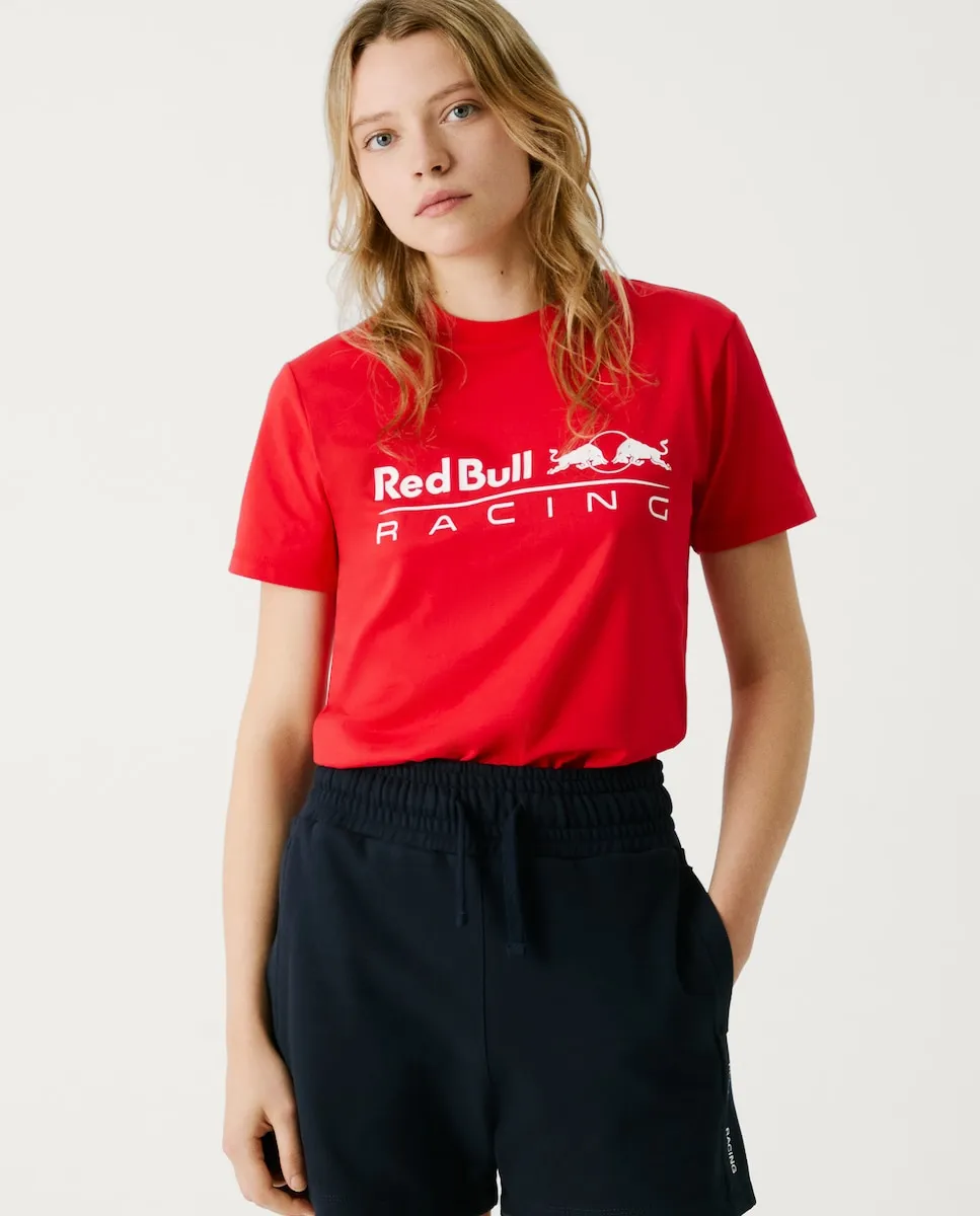 

Женская футболка с коротким рукавом и логотипом Pepe Jeans, красный
