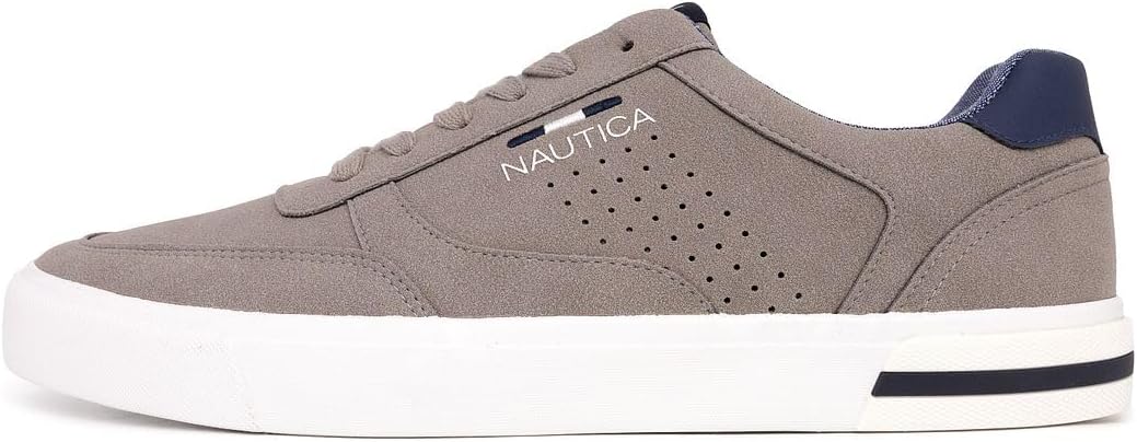 Мужские классические низкие модные кроссовки Nautica, Grey-negril — фото 2