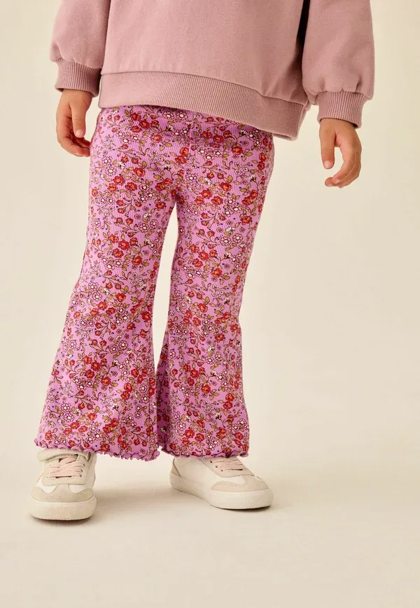 Леггинсы Regular fit floral flare, Next, фиолетовый цветочный принт — фото 2