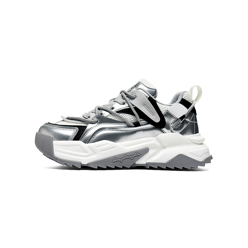 

FAIRWHALE Мужские низкие массивные кроссовки Space Silver Gray, цвет Space Silver Gray