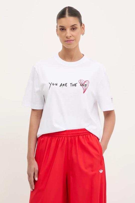 

Хлопковая футболка Ea7 Emporio Armani, белый
