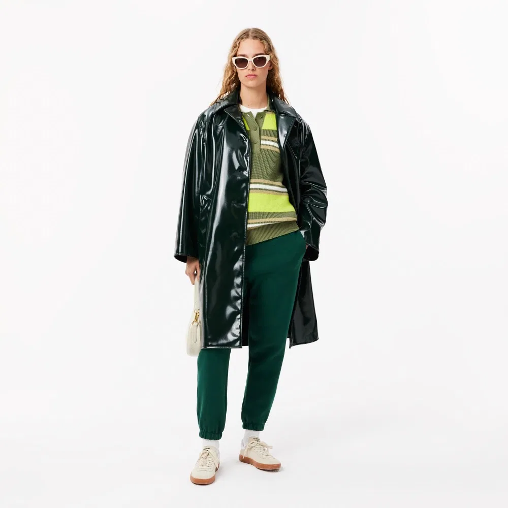 Джоггеры Lacoste Double Face пике, глубокий зелёный — фото 4