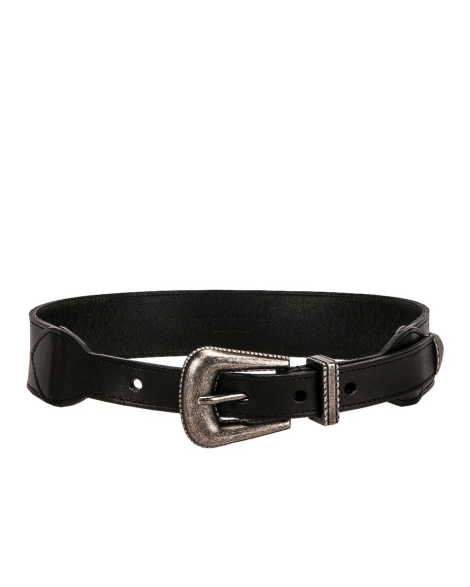 

Ремень Saint Laurent Folk Buckle, неро