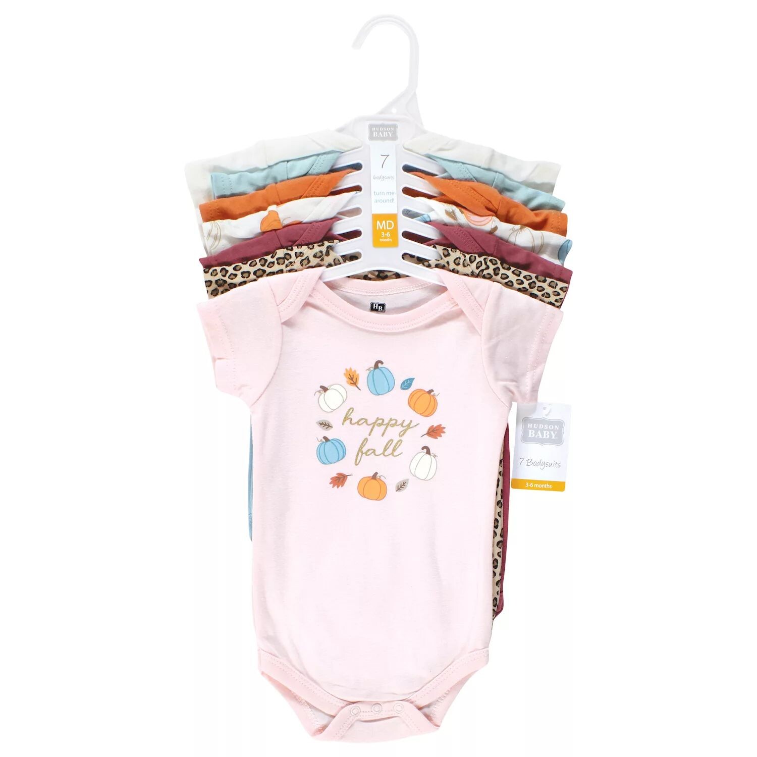 Хлопковые боди для маленьких девочек Hudson, Happy Fall Hudson Baby